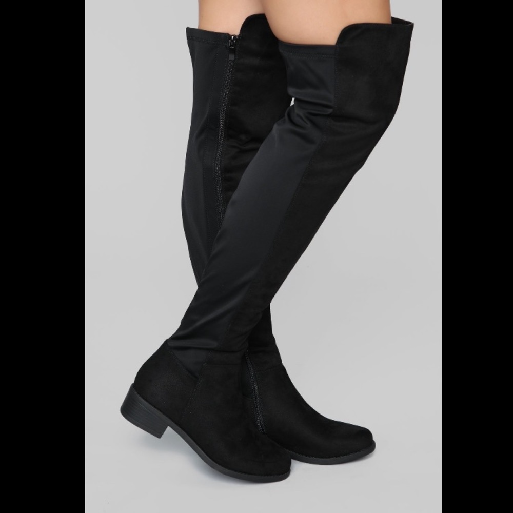 Fashion nova thigh high boots BRAND NEW